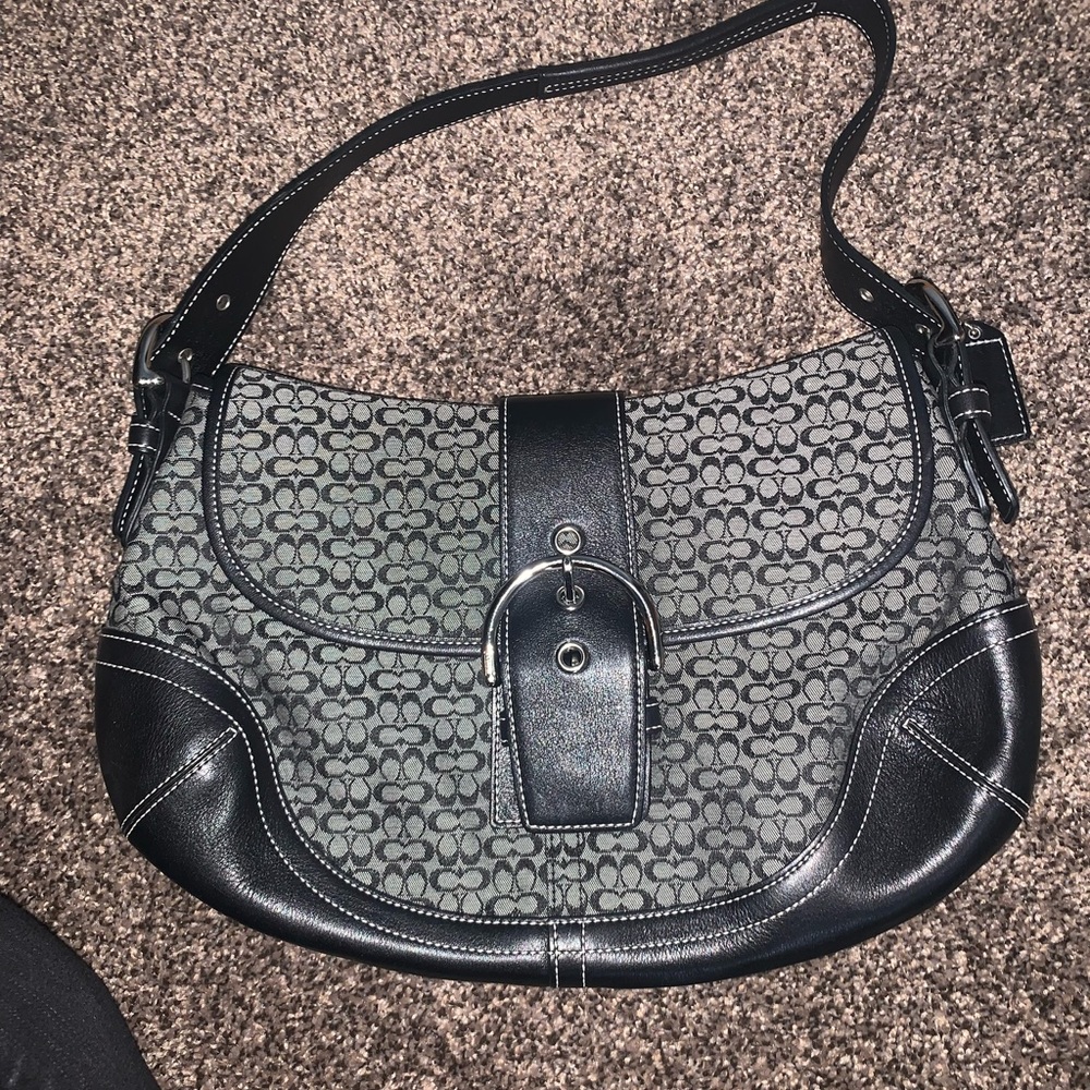 Authentic vintage black coach bag